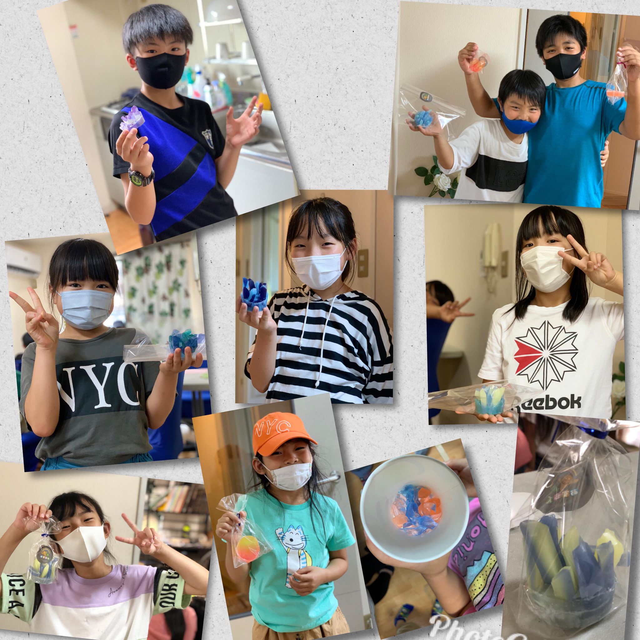 7月29日 宝石石鹸作り！