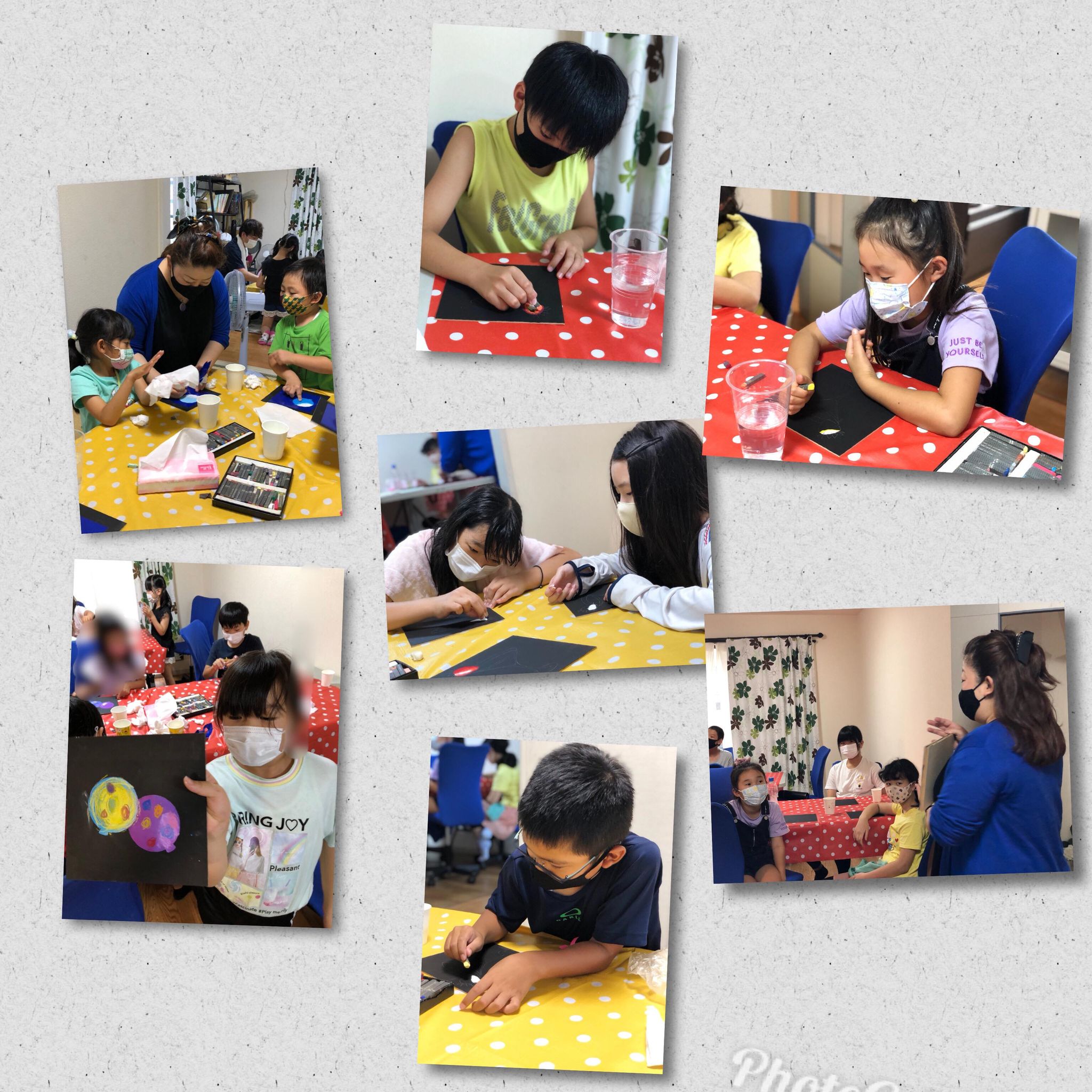 8月11日 チョークアート！